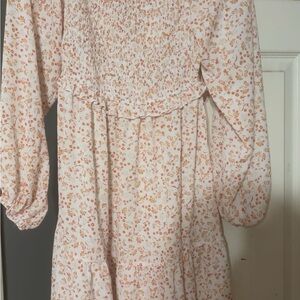 Floral Long Sleeve Dress